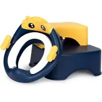 Ecotoys Rehausseur de toilettes avec marchepied pour enfants