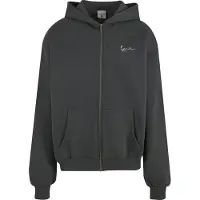 Karl kani Veste de survêtement gris argenté / noir / blanc