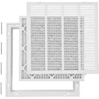 Vevor Grille de Retour d'Air avec Filtre pour Ouverture de Conduit 50,5 x 50,5 cm