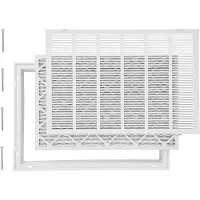 Vevor Grille de Retour d'Air avec Filtre pour Ouverture de Conduit 75,5 x 50,5 cm