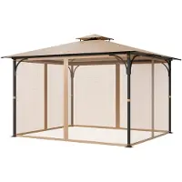 Vevor Moustiquaire Tonnelle-Vevor-304,8x365,8x222,5 Cm-Moustiquaire Gazebo Extérieur-Avec Double Fermeture Éclair