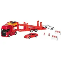 Goki Jouet Super Truck transporteur de voitures Scania V8 1:60-64 multicolore