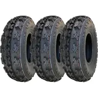 Parnells 22x7.00-10 Slasher ATV Quad Pneus WP01 OBOR Pneus de course 6 couches Homologué route (Jeu de 3)