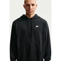 Nike Sweat-shirt 'Club Fleece' noir / blanc