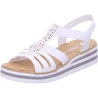 Rieker Sandales beige / blanc