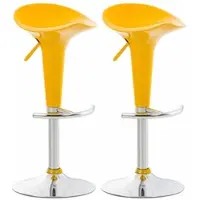 CLP lot de 2 tabourets de bar Saddle
