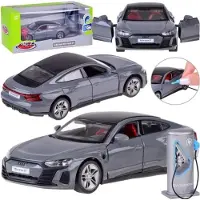 Jokomisiada Voiture électrique en métal Audi RS e-tron GT Coupe + son, lumière