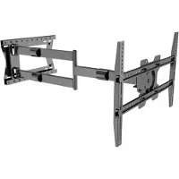 Nanook TV-beugel met extra lange arm tot 100 cm - Draaibaar - 42-75 inch - Max. 60 kg - VESA 100x100 t/m 60 (Mur, 60 kg, 42" - 75"), Support mural pour TV, Noir