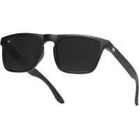MowMow Lunettes de soleil Thor - Polarisées - Homme - Femme - Noir