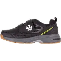 Reece Chaussures de hockey en salle Reece Powerpitch pour enfants - Noir / Jaune fluo