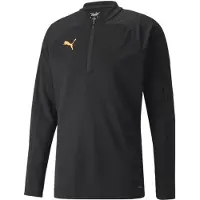 Puma Sweat de sport 'IndividualFINAL' jaune / noir