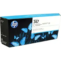 HP 747 Shine Enhancer Ink Cartridge Blanc