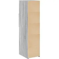vidaXL Highboard Gris Sonoma 30x42,5x124 cm Matériau dérivé du bois