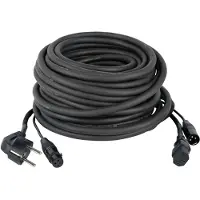 DAP FP08 Schuko/XLR femelle - IEC femelle/XLR mâle 15 m