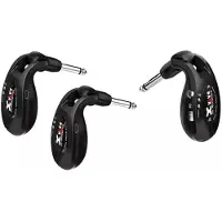 Xvive U2 Guitar Wireless System Bundle, Black avec 2x émetteur et 1x récepteur