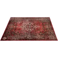 Drum N Base Vintage Persian Club Series Drum Mat Original Red 163cm x 142cm