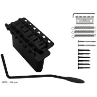 Wilkinson WV6S/B chevalet vibrato pour guitare style ST - noir