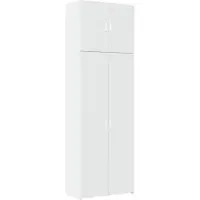 vidaXL Highboard blanc 80x42,5x249 cm Bois composite