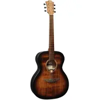 LAG Guitars Tramontane 70 T70A Black & Brown guitare acoustique folk