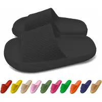 Lucovitaal Orthopedic Bath Slipper Size 37-38 Black
