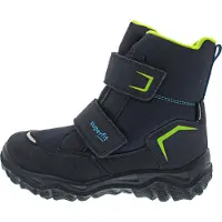 Superfit Bottes de neige 'Husky' bleu marine / azur / pomme