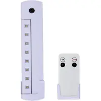 Grundig Lampe LED d'armoire avec détecteur de mouvement - Éclairage d'armoire avec détecteur de mouvement - Intensité réglable et orientable à 180° - Rechargeable avec télécommande