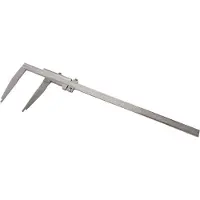 Dasqua 1310-0015 Pied à coulisse monobloc avec mâchoires de pointe et réglage fin 1000mm 1p. (100 cm)