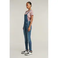 G-Star pour femme. D14425-6550-C571 Combinaison moulante à taille haute Lynn blue (31), Bleu, Casuel, Coton, Denim, Sans manches / bretelles