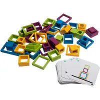 BS Toys BS Jouet Cadre en bois Forme et couleur