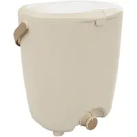 Hozelock Bokashi Pure Composter Duopack, Poubelle, Beige, Marron