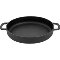 ComBekk Sous Chef 192128BL poêle à double poignée 28 cm, noir