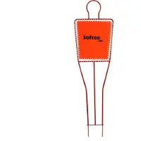 Softee Free Kick Training Dummy Rouge 180 cm