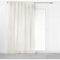 Douceur D`Interieur Voilage À Passants Cachés Effet Lin Tissé Naturel 140x240cm