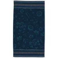 Pip studio Serviette de Douche Pip Studio Jasmin Jacquard Dark Blue (55 x 100 cm)