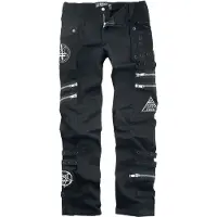 Heartless Pantalon en toile Gothic de - Pantalon Jaxon - W32L32 - W38L34 - pour Homme - noir - Taille W34L34
