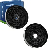 Alapure Filtre à charbon actif adapté pour Rosières KFC6918 / 35602061 (2 pièces)