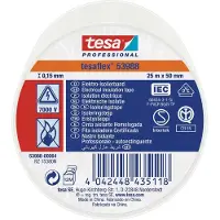 TESA Ruban isolant 53988-00064-00 blanc (L x l) 25 m x 50 mm caoutchouc 1 rouleau(x)