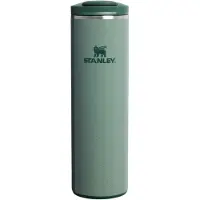 Stanley Mug isotherme Transit Fliptop Hammertone Green – 470 ml, vert