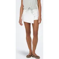 ONLY Jupe 'ONLLESLY' blanc denim