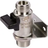 Ich-zapfe Support mural avec robinet d'arrêt, taille: 7 mm