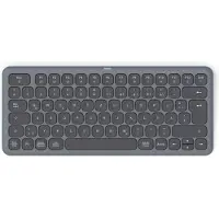 Hama WK-500 Mehrgeräte-Tastatur Schwarz-Grau (US, Sans fil), Clavier, Noir, Gris