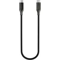 Nomad Kevlar-geflochtenes Kabel USB-C (M) - USB-C (M) 240 W 0,3 m schwarz (0.30 m, USB 2.0, 240 W)