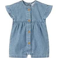 Name it Barboteuse d'Été - NbfJade - Medium+ Blue Denim - - 56 - Barboteuse d'été