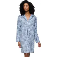 Triumph Chemise de nuit bleu marine / bleu clair