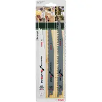 Bosch Set de Lames pour Scie Récipro 3 Pièces (Bois et Métal)
