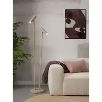 It's About Romi - Lampadaire Havana - Gris - 30x30x162cm pour salon, chambre à coucher