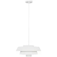 Elstead Lighting Lampe suspendue Brisbin blanc mat 1xE27 60W Feiss