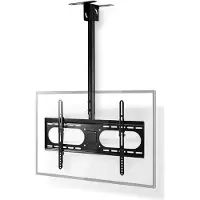 Nedis support TV plafond entièrement mobile - 42 - 65 " - poids maximum d'écran supporté : 45 kg - inclinable - pivotant - distance minimum du plafond : 716 mm - distance maximum du plafond : 1160 mm
