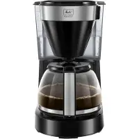 Melitta Cafetière filtre Easy Top 1023-04 1500 W Noir et Argent