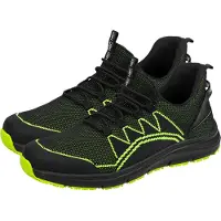Neo Tools Chaussures de travail à embout acier Hommes et femmes larges antidérapantes confortables chaussures de sport rembourrées - taille 42